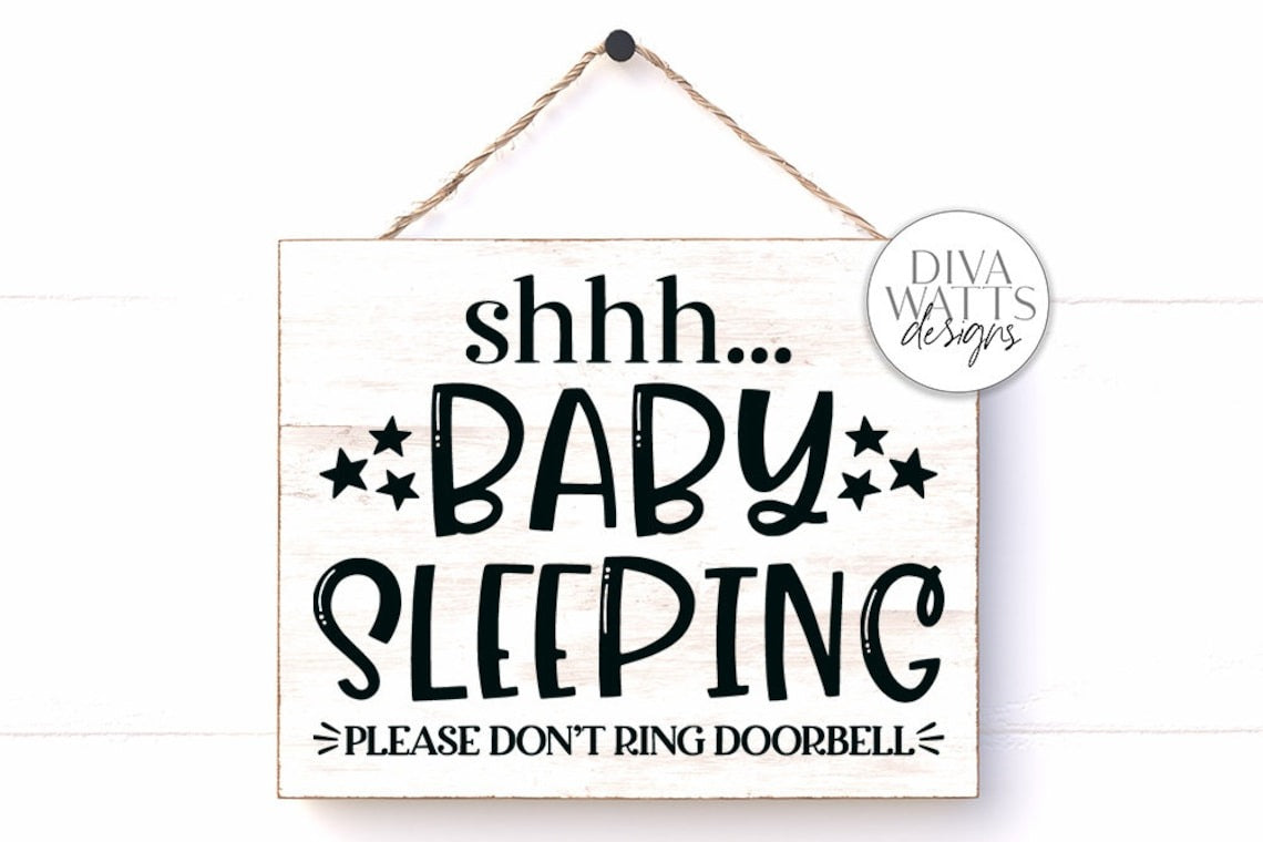shhh-baby-sleeping-please-don-t-ring-doorbell-svg-farmhouse-sign-diva-watts-designs for Do Not Ring Doorbell Sign Printable Free Shhh... Baby Sleeping Please Don't Ring Doorbell SVG | Farmhouse Sign – Diva Watts Designs for Do Not Ring Doorbell Sign Printable Free