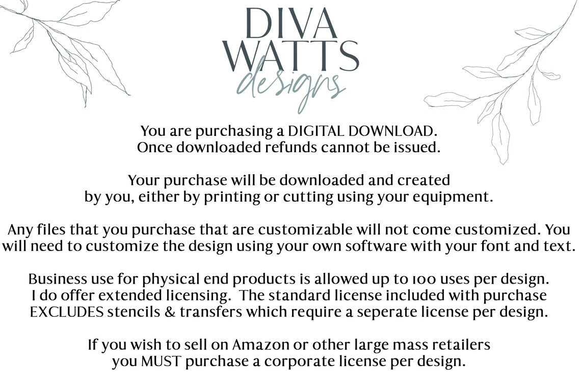 12 Flower Print & Cut Stickers | Hand Drawn Floral Sticker Designs | DIGITAL DOWNLOAD