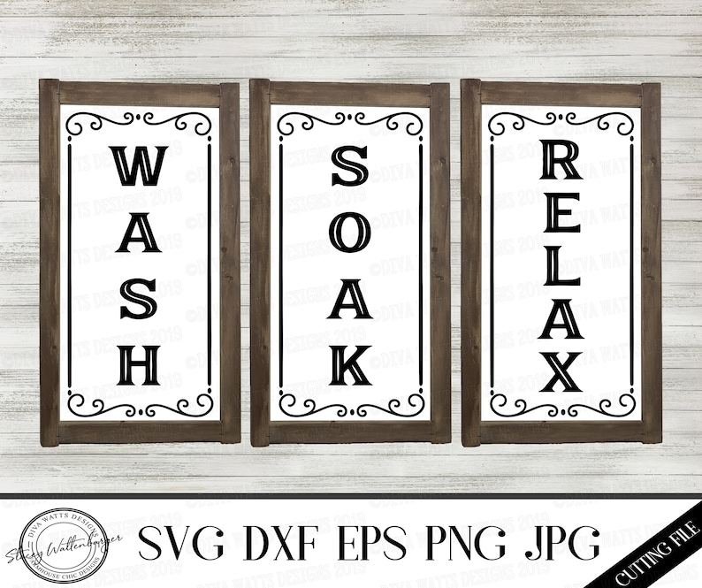 svg-wash-soak-relax-vertical-cutting-files-bathroom-signs-instant-diva-watts-designs for Free Printable Farmhouse Bathroom Signs SVG Wash Soak Relax Vertical Cutting Files | Bathroom Signs | Instant – Diva Watts Designs for Free Printable Farmhouse Bathroom Signs