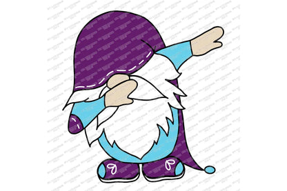 SVG | Dabbing Gnome | Cutting File | Laser Cutter | Sublimination | Clipart | Dab Humor Funny | Vinyl Stencil HTV | Sign Shirt | png eps jpg