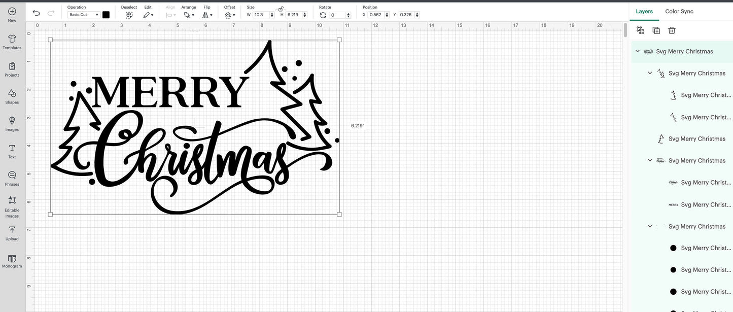 Merry Christmas SVG | Winter Design
