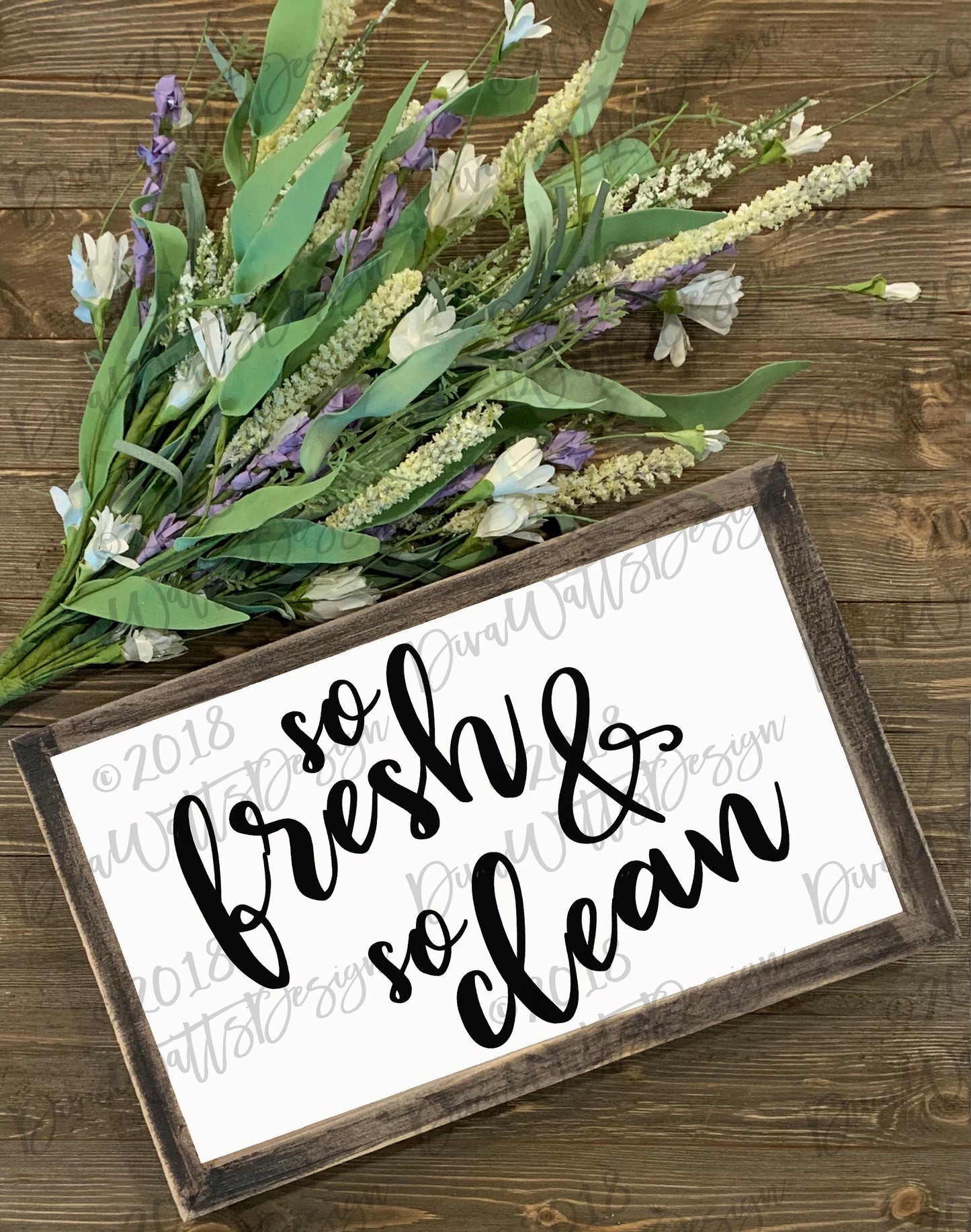 SVG | So Fresh And So Clean | Cutting File | & | Bathroom Farmhouse Rustic Sign | Wall Decor | Vinyl Stencil HTV | eps dxf ai | Guest Bath