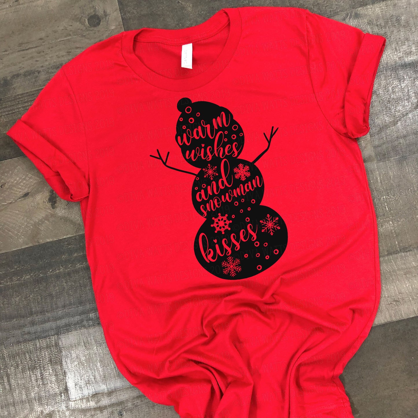 SVG Warm Wishes and Snowman Kisses | Cutting File | Silhouette | DXF PNG jpg eps | Vinyl Stencil htv | Sign Shirt Pillow | Christmas Frosty