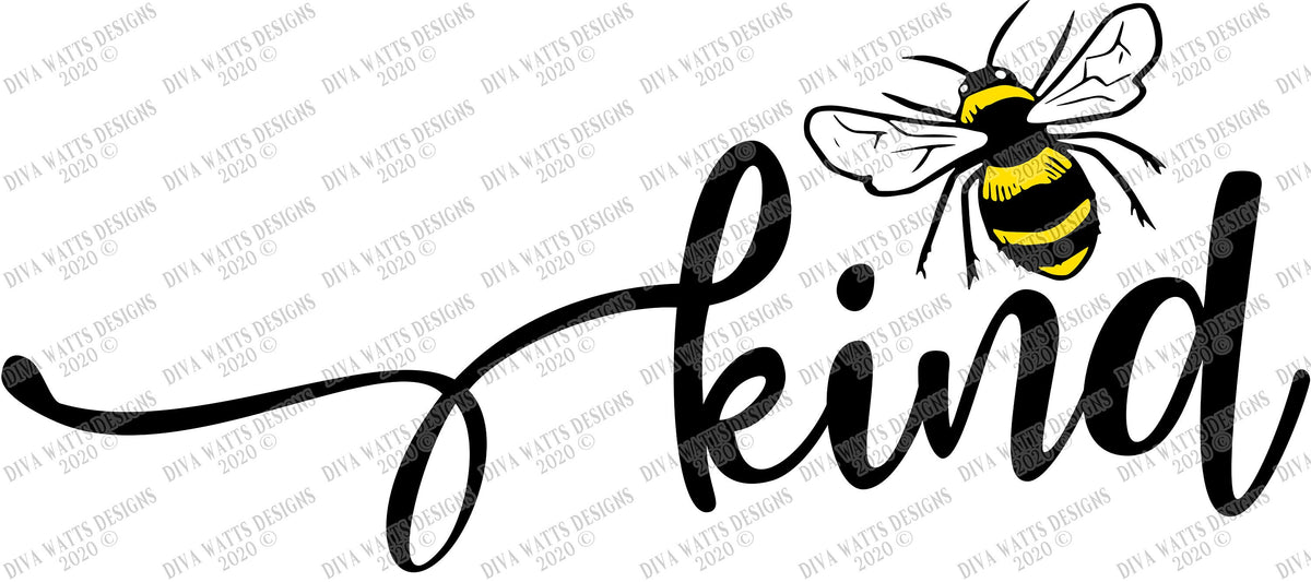 SVG | Bee Kind | Cutting File | Always Be Kind | Honey Bee | Farmhouse Kitchen | Cut File | Vinyl Stencil HTV | Sign Pillow | PNG eps jpg