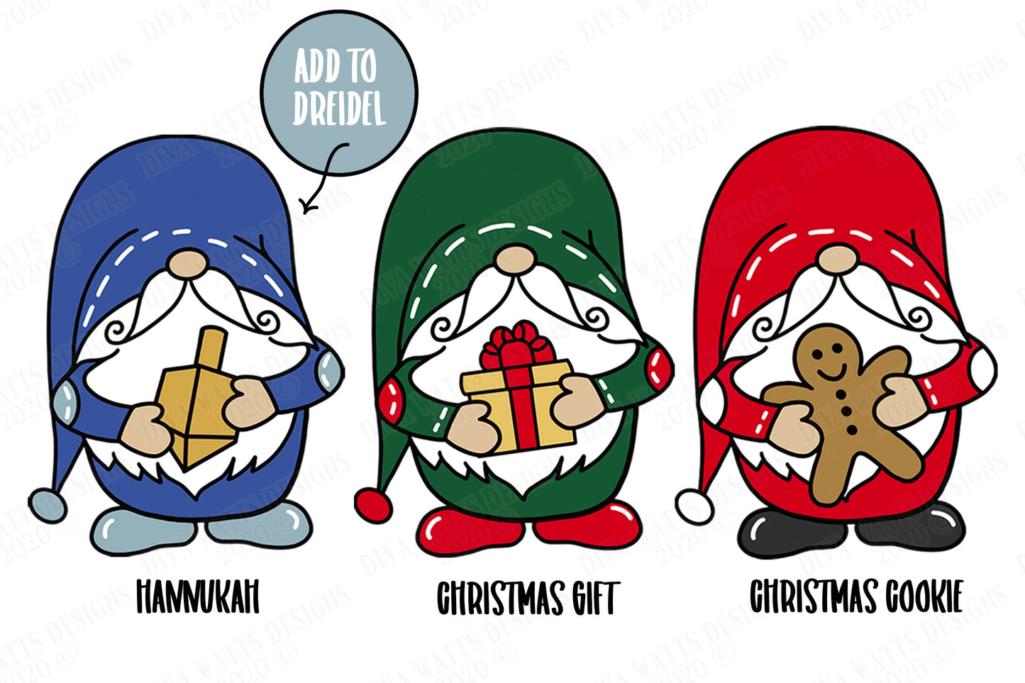 SVG | Holiday Gnome Collection | Cutting File | Gnomes Set | Laser Cutter | Clipart | Vinyl Stencil HTV | Easter 4th of July Military | EPS