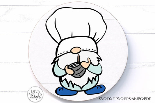 Chef Gnome SVG | Baker Gnome