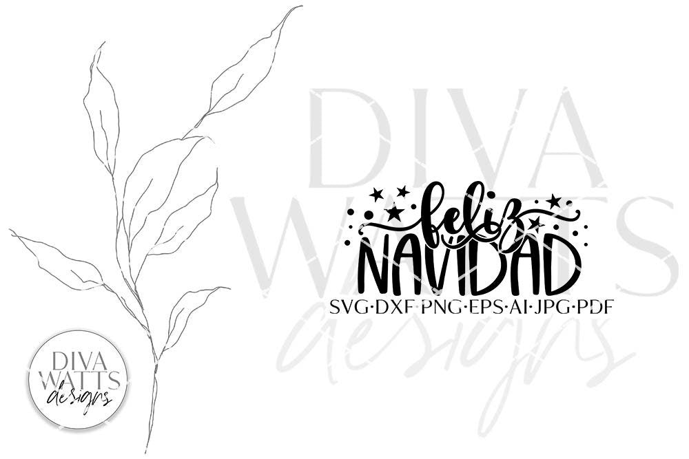 Feliz Navidad SVG | Merry Christmas Spanish Design