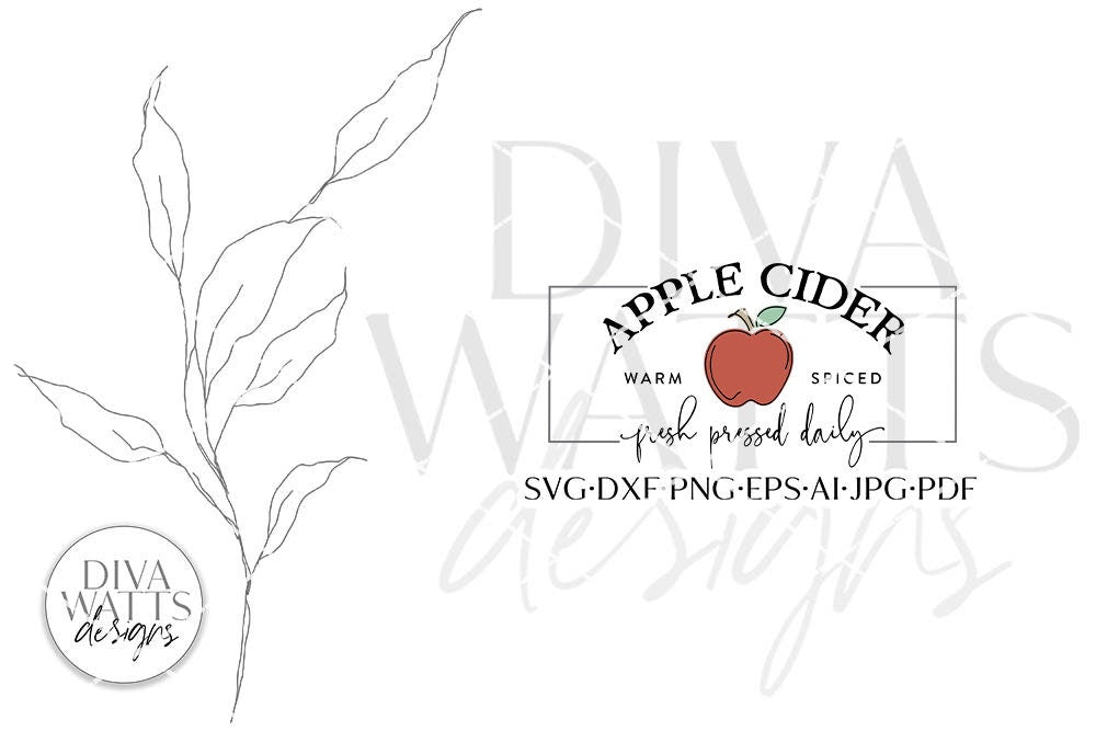 Apple Cider SVG | Fall Apples Design