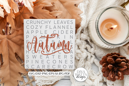 Autumn SVG | Fall Subway Design