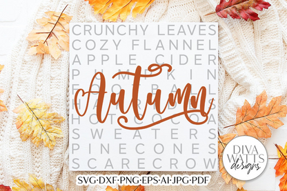 Autumn SVG | Fall Subway Design