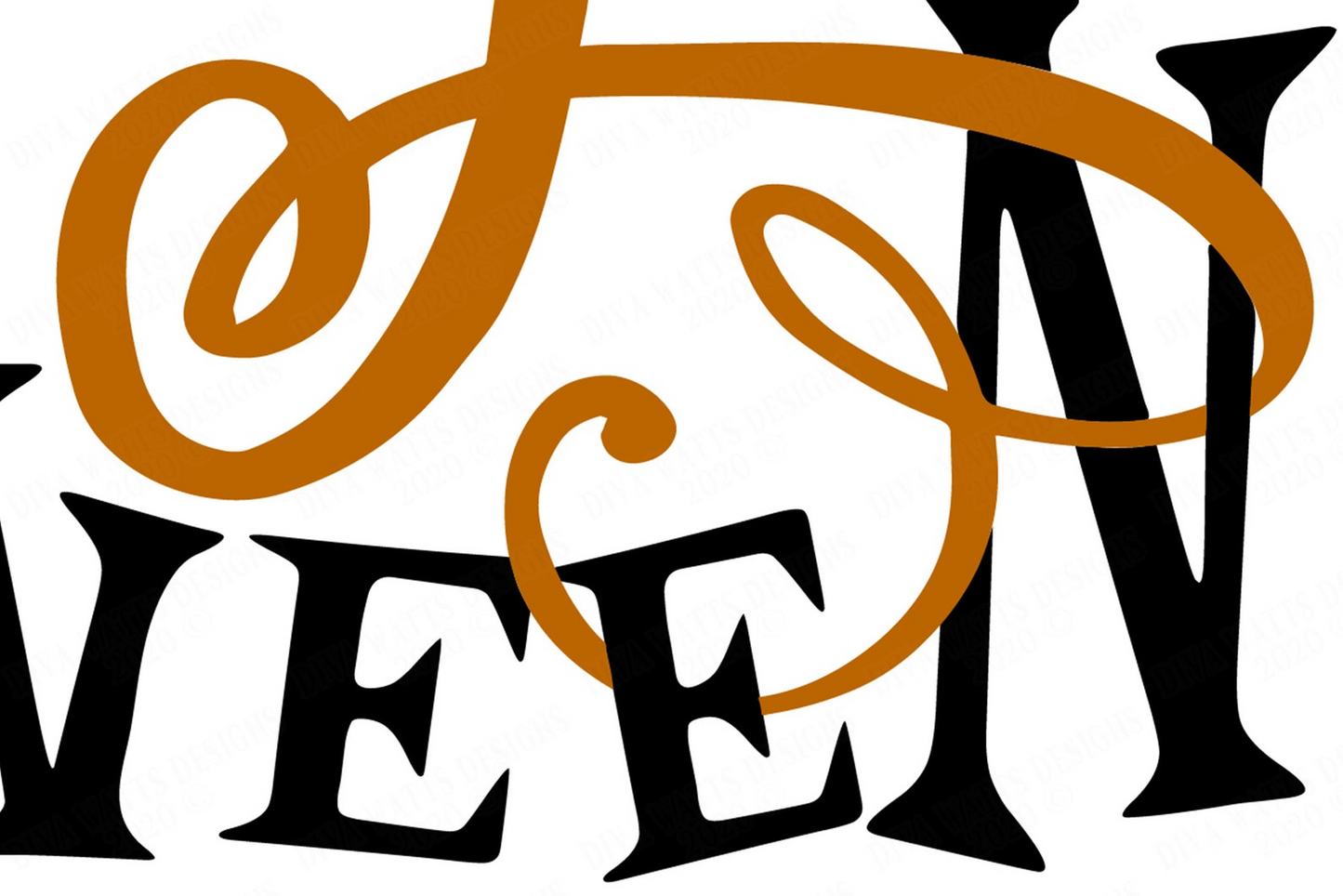 Happy Halloween | Fall Autumn | Cutting File and Printable | SVG DXF JPG and More!