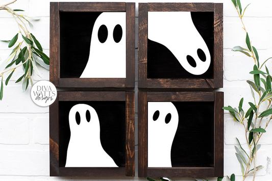 Ghost SVG Set | Halloween Sign / Design Set