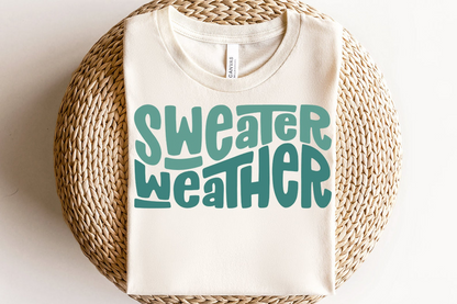 Sweater Weather Retro Fall SVG Bundle