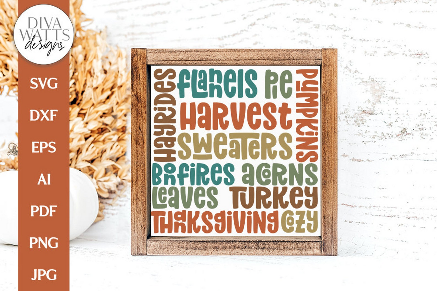 Retro Subway Art Fall SVG