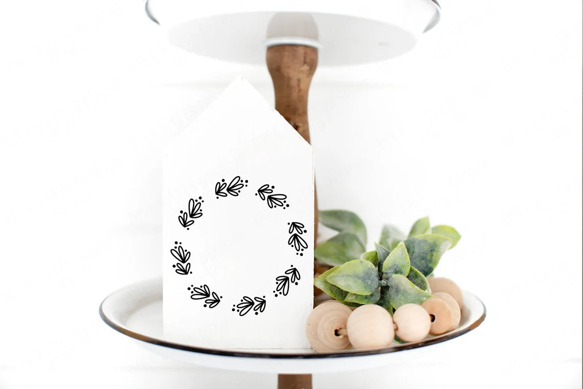 Farmhouse Wreath Collection | Cutting Files and Clipart | Set of 10 | Florals Greenery and More!