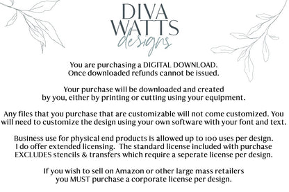 12 Flower Print & Cut Stickers | Hand Drawn Floral Sticker Designs | DIGITAL DOWNLOAD