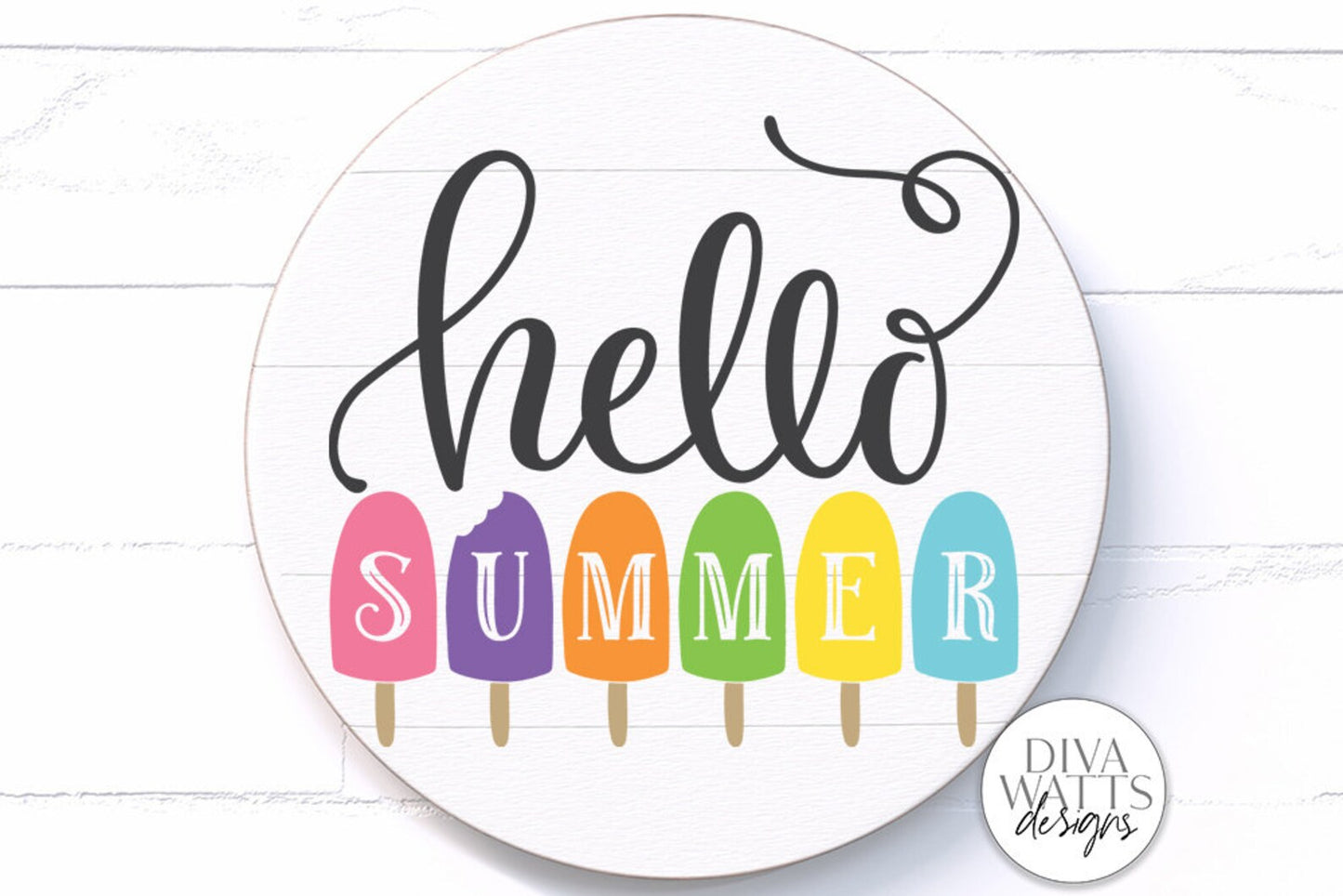 Hello Summer SVG | Popsicles SVG | DXF and More