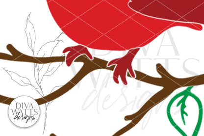 I am always with you SVG | Red Cardinal Memorial Design