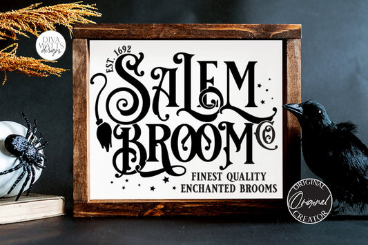 Salem Broom Co SVG | Halloween Design