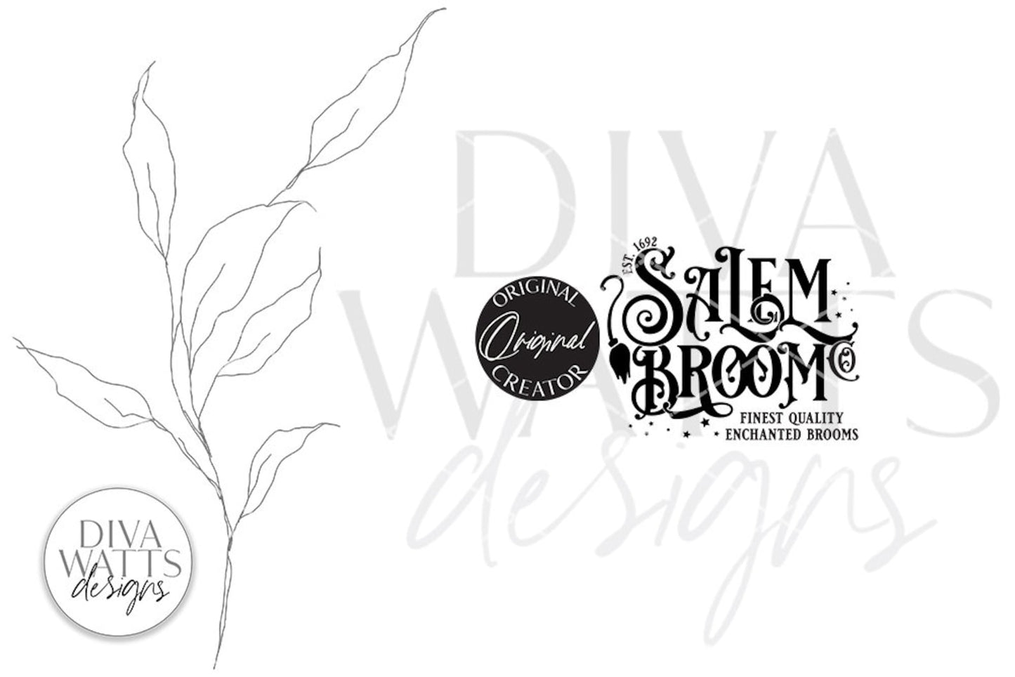 Salem Broom Co SVG | Halloween Design