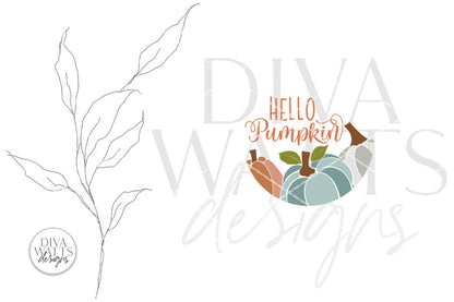 Hello Pumpkin SVG | Fall / Autumn Design