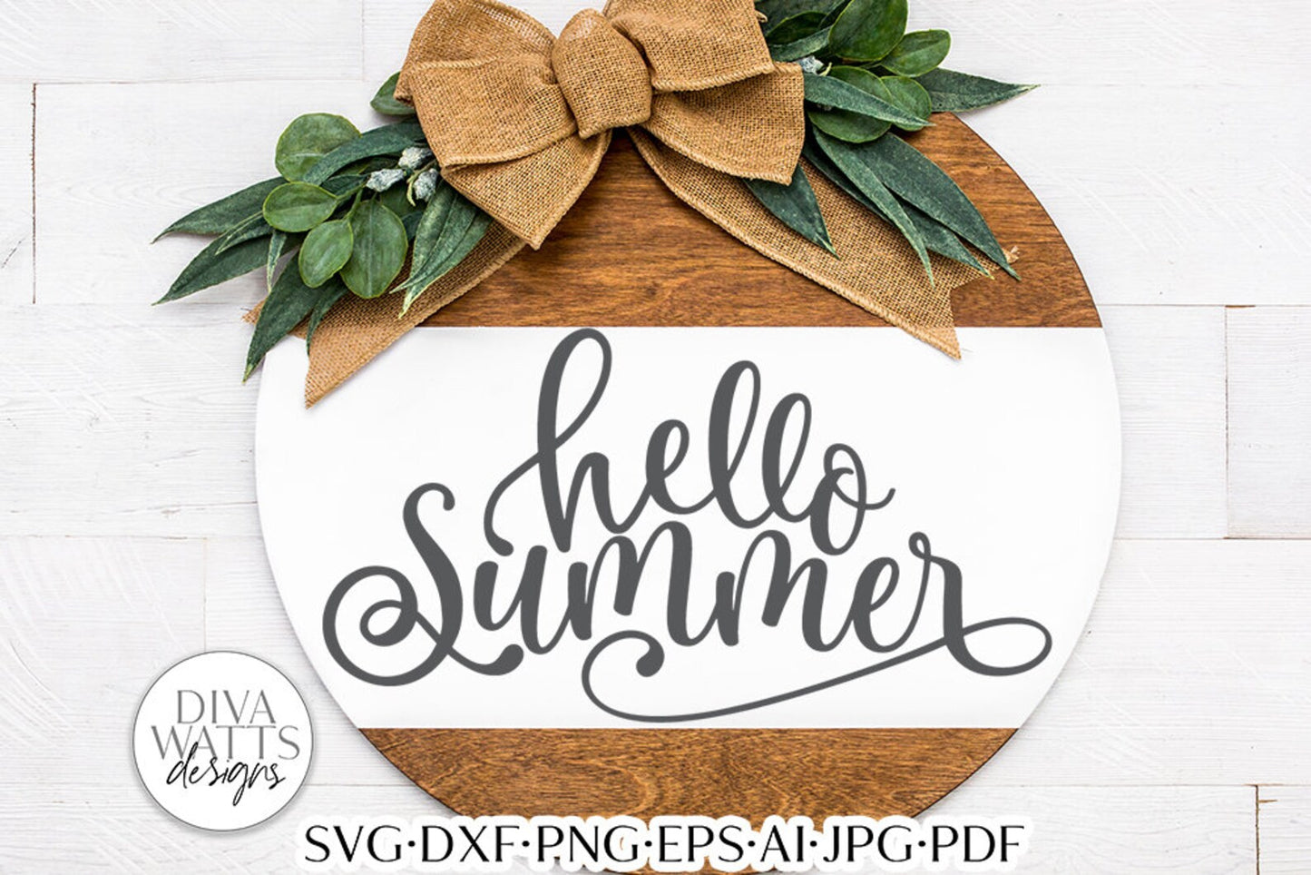 Hello Summer SVG | Summertime Design