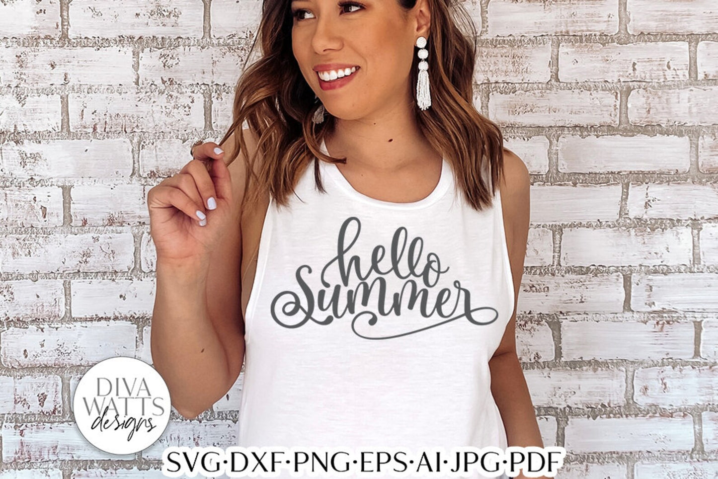 Hello Summer SVG | Summertime Design