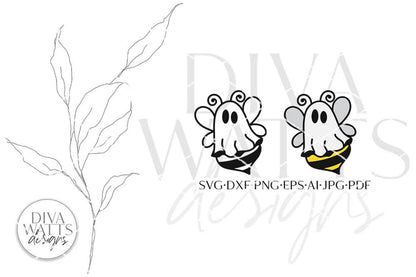 Boo Bees SVG | Funny Halloween Ghost Design
