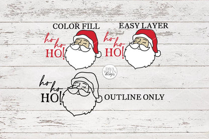 Ho Ho Ho Santa SVG | Christmas Design