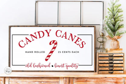 Candy Canes SVG | Christmas / Winter Design