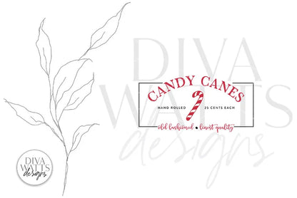 Candy Canes SVG | Christmas / Winter Design