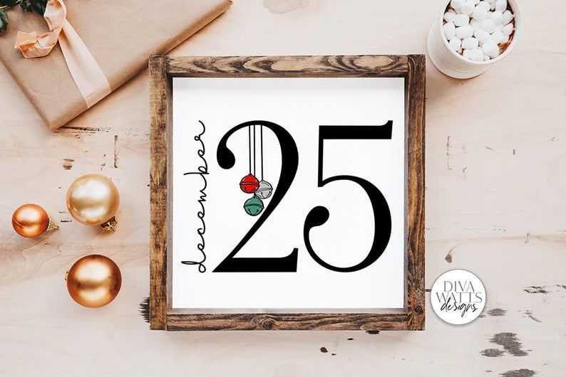 December 25 SVG | Christmas / Winter Design