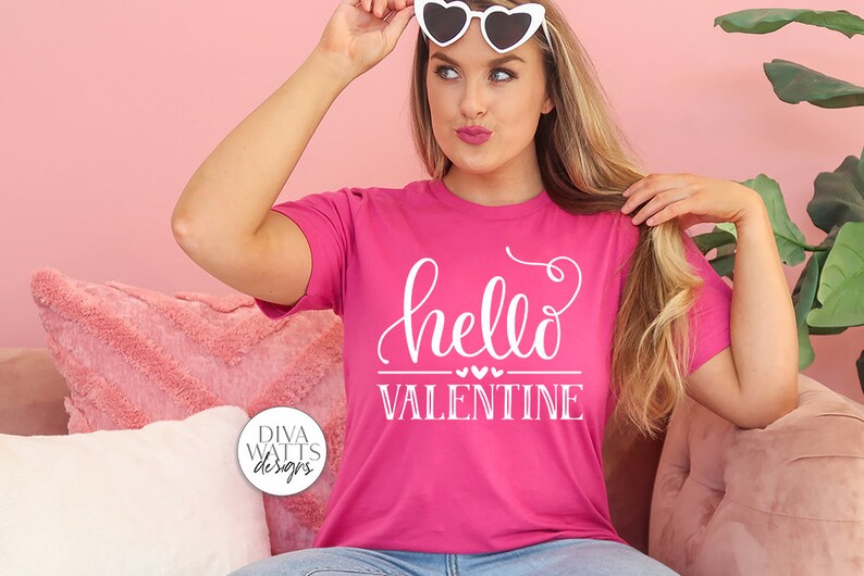 Hello Valentine SVG | Valentine's Day Design