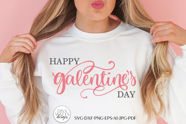Happy Galentine's Day SVG | Valentine's Day Design