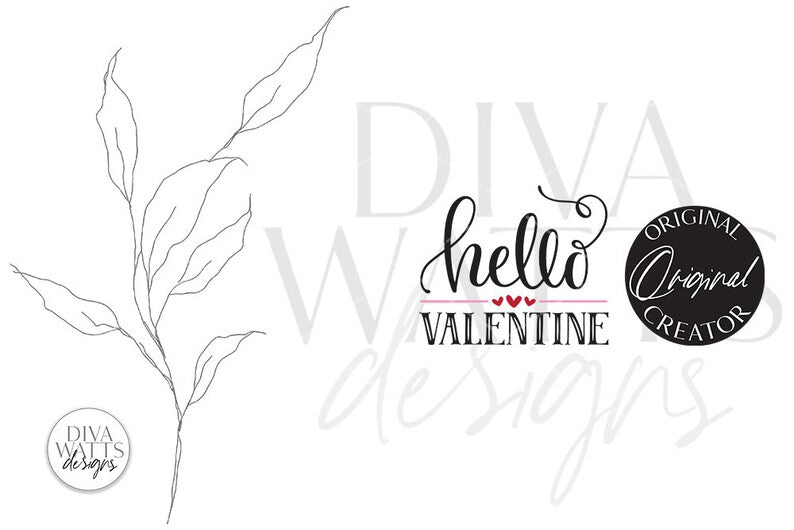 Hello Valentine SVG | Valentine's Day Design