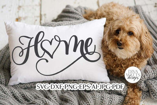 Home With Heart SVG