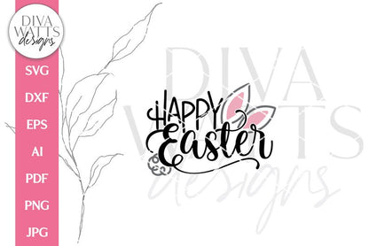 Happy Easter SVG | Spring Bunny Design