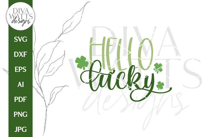 Hello Lucky SVG | St Patrick's Day Design