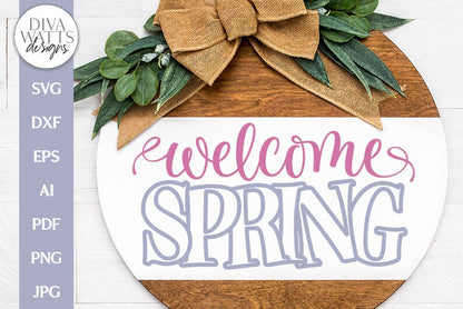 Welcome Spring SVG