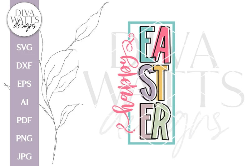 Happy Easter SVG | Spring Design