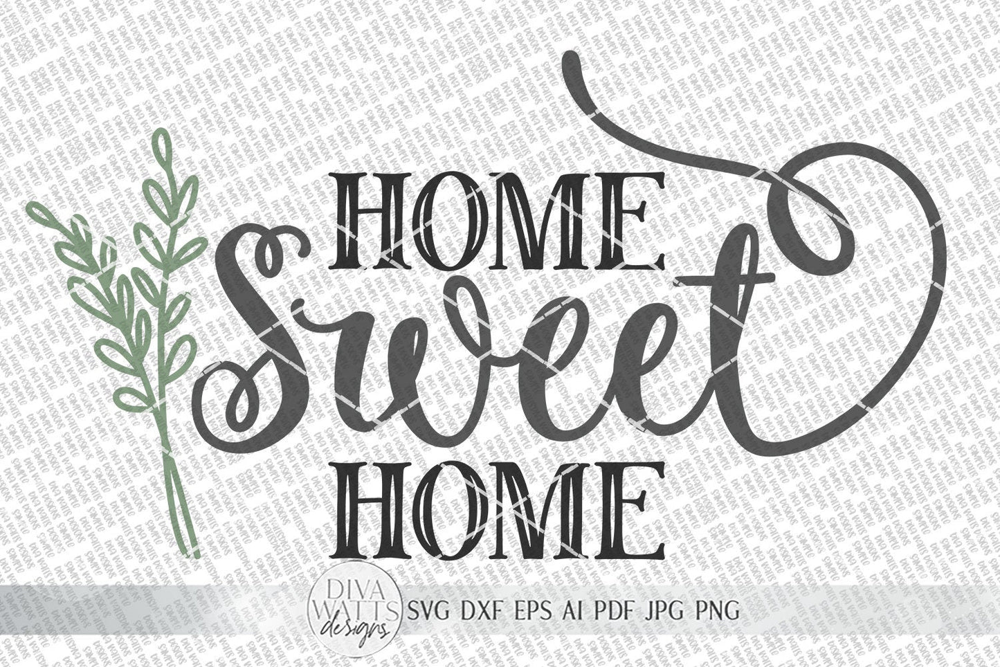 Home Sweet Home SVG | Farmhouse Sign SVG | dxf and more