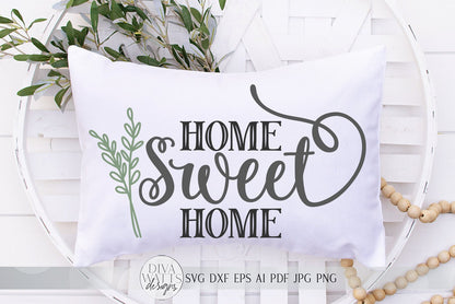 Home Sweet Home SVG | Farmhouse Sign SVG | dxf and more