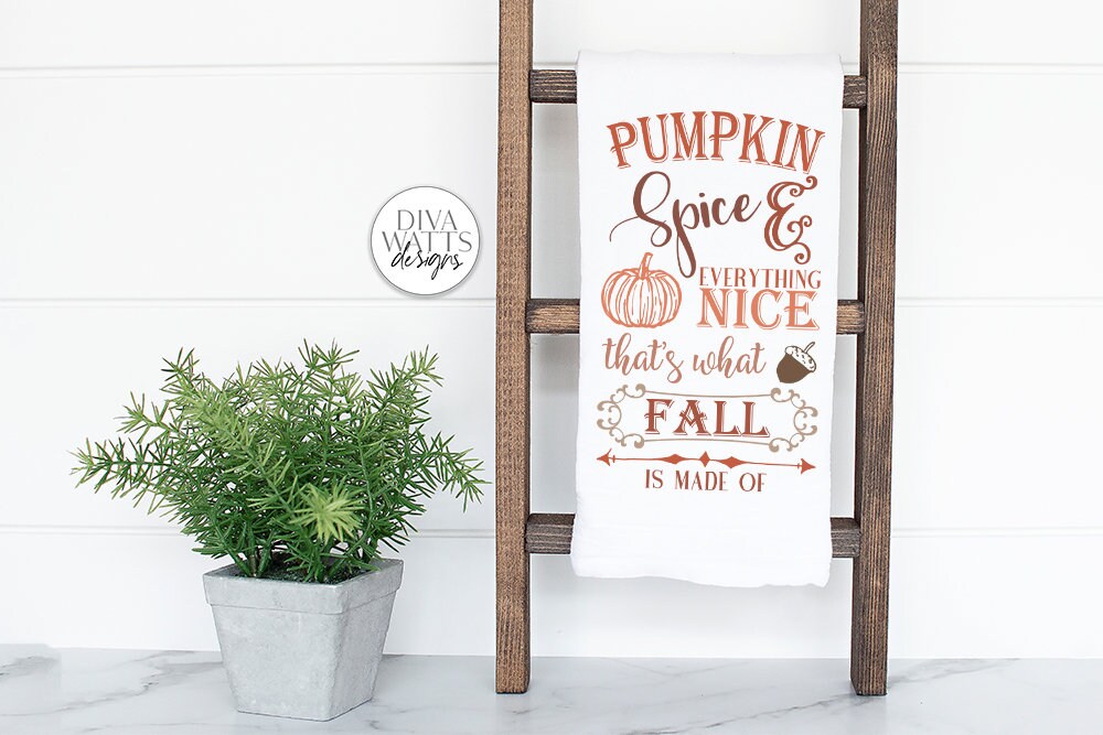 Pumpkin Spice And Everything Nice SVG | Fall / Autumn Design