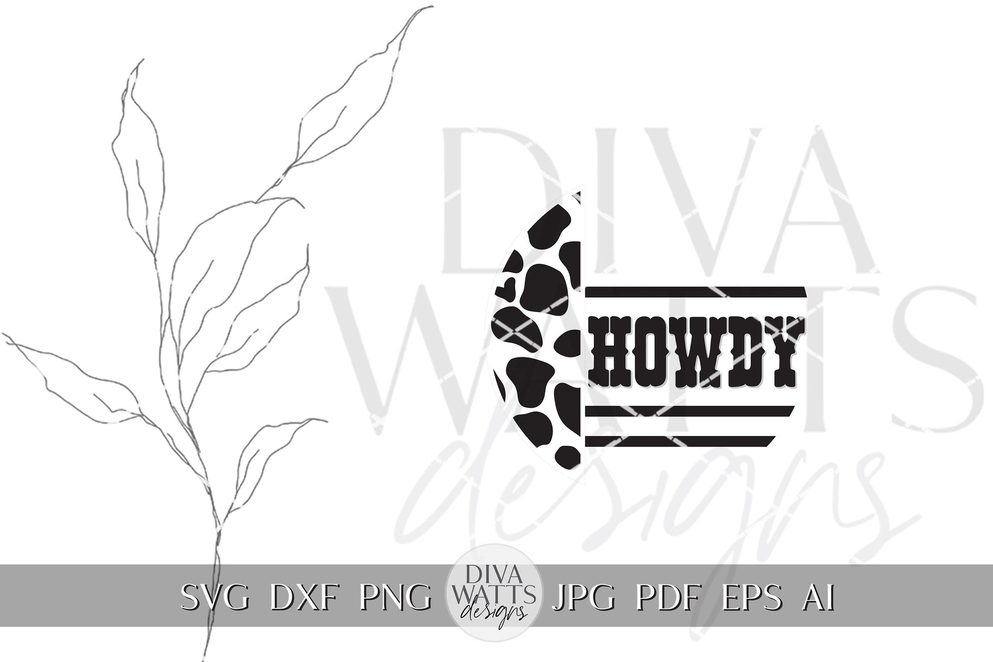 Howdy SVG Western Cow Print Door Hanger Design Cute Cow SVG Howdy SVG Welcome svg Horse svg Cricut svg for Door Hanger Sign svg Cricut svg