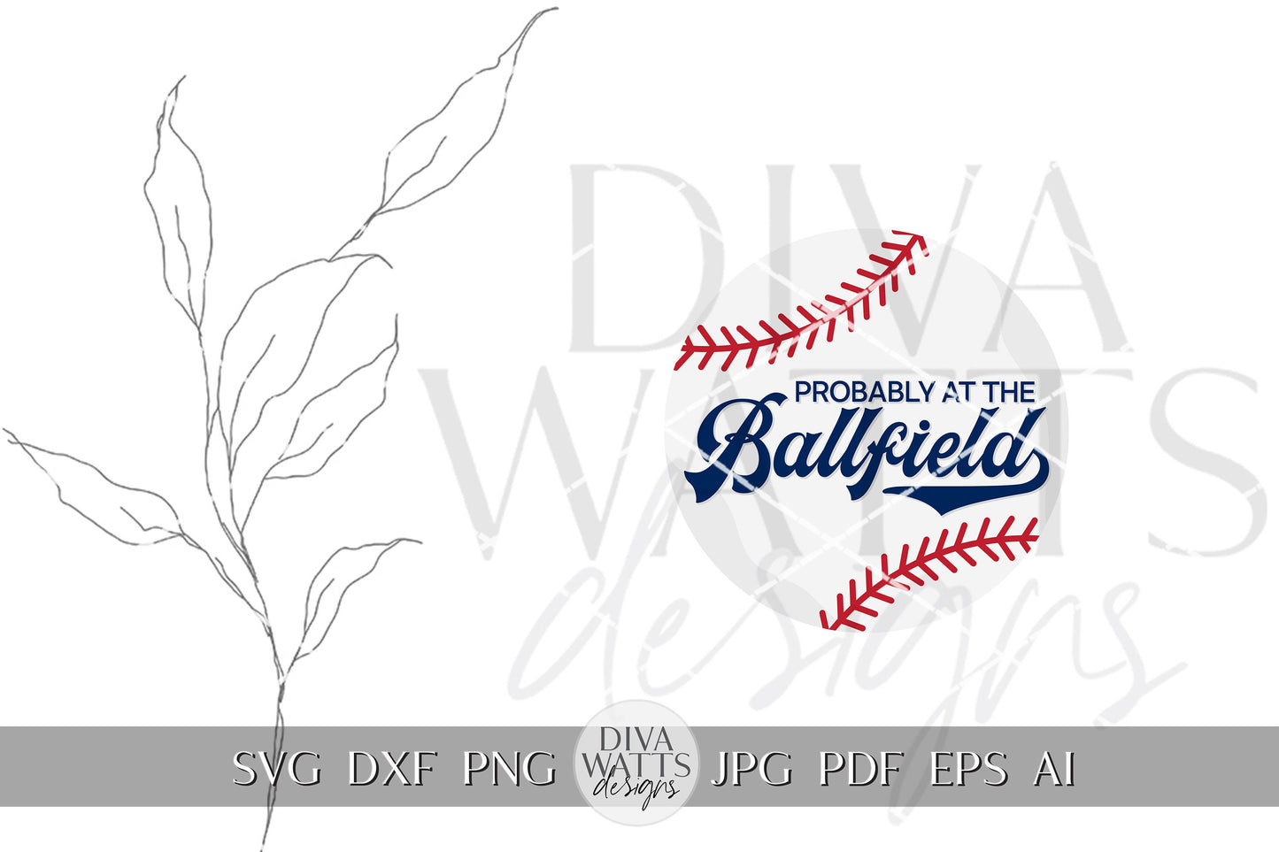Probably At The Ballfield SVG Baseball Door Hanger SVG Welcome Sports SVG Baseball Sign svg Welcome Baseball svg At The Ballfield Cricut svg