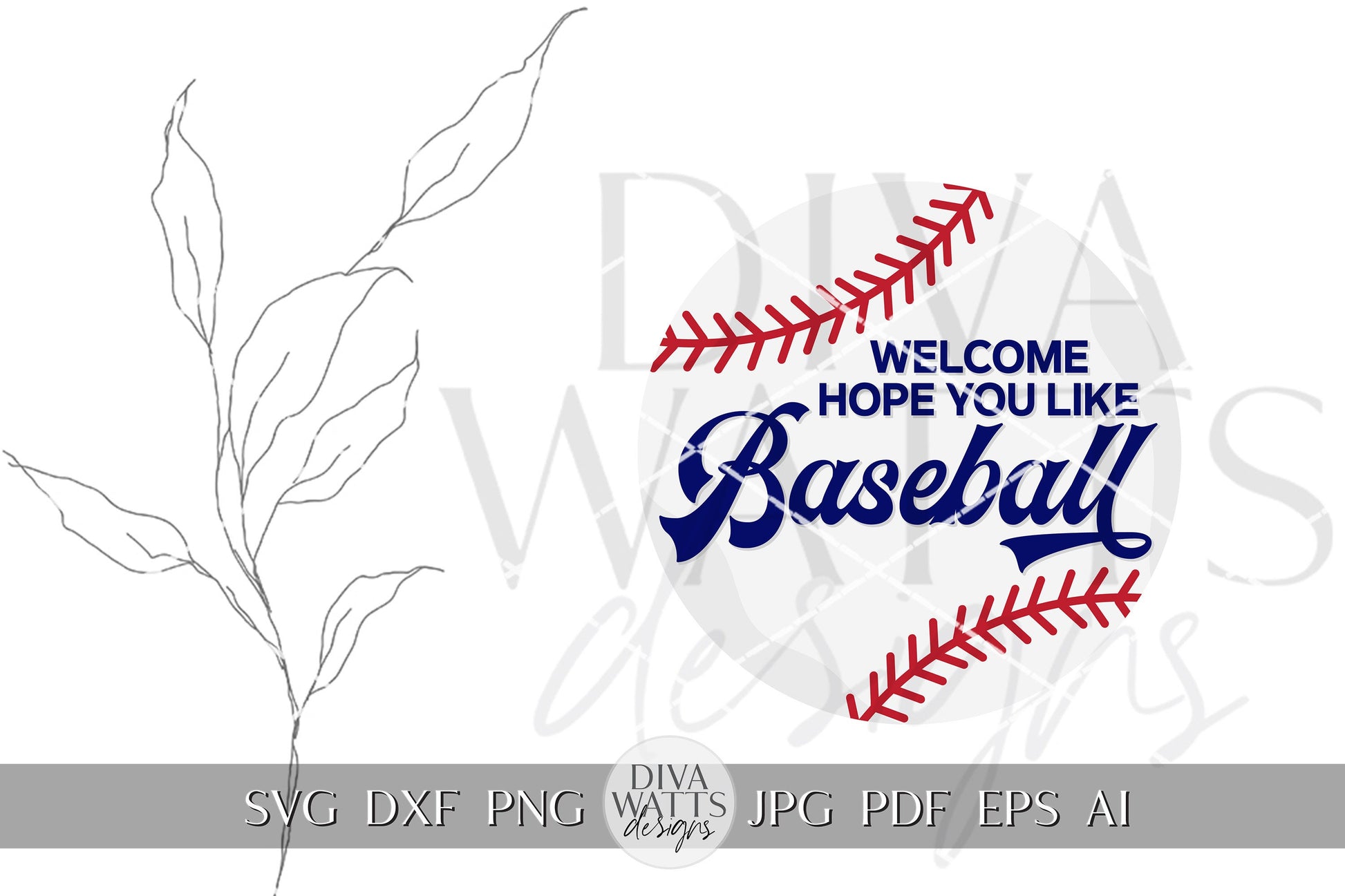 Welcome Hope You Like Baseball SVG Baseball Door Hanger SVG Welcome Sports SVG Baseball Sign svg Welcome Baseball svg Cricut Baseball svg