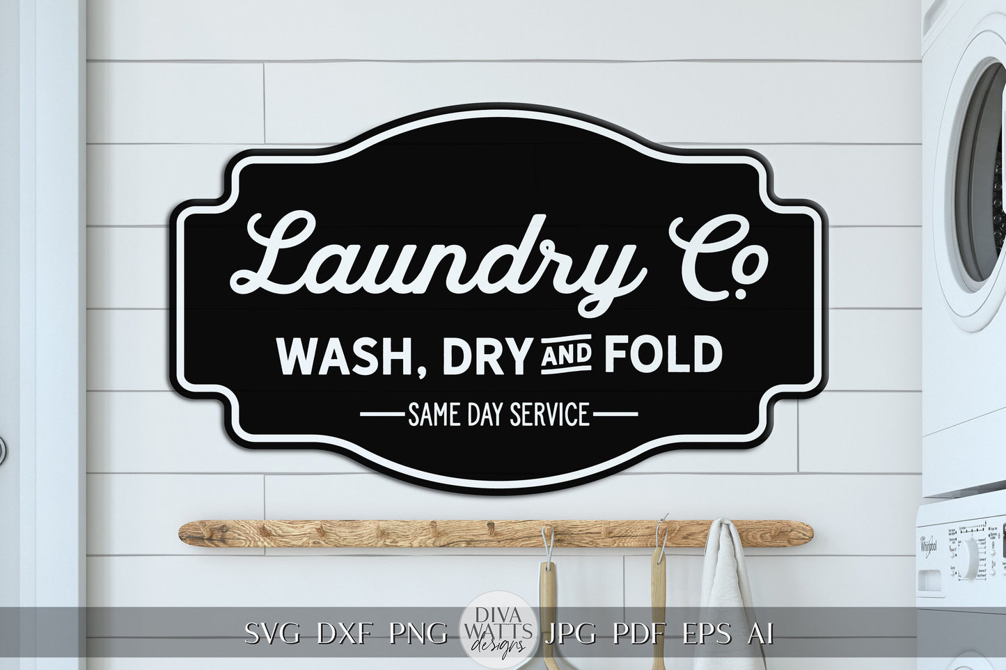 Laundry Co SVG Laundry Room svg Modern Farmhouse Laundry Room svg Modern Farmhouse svg Farmhouse Laundry svg Cricut Laundry svg Modern svg