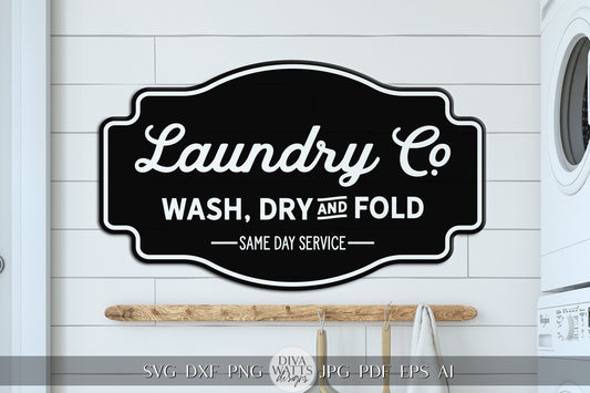 Laundry Co SVG Laundry Room svg Modern Farmhouse Laundry Room svg Modern Farmhouse svg Farmhouse Laundry svg Cricut Laundry svg Modern svg