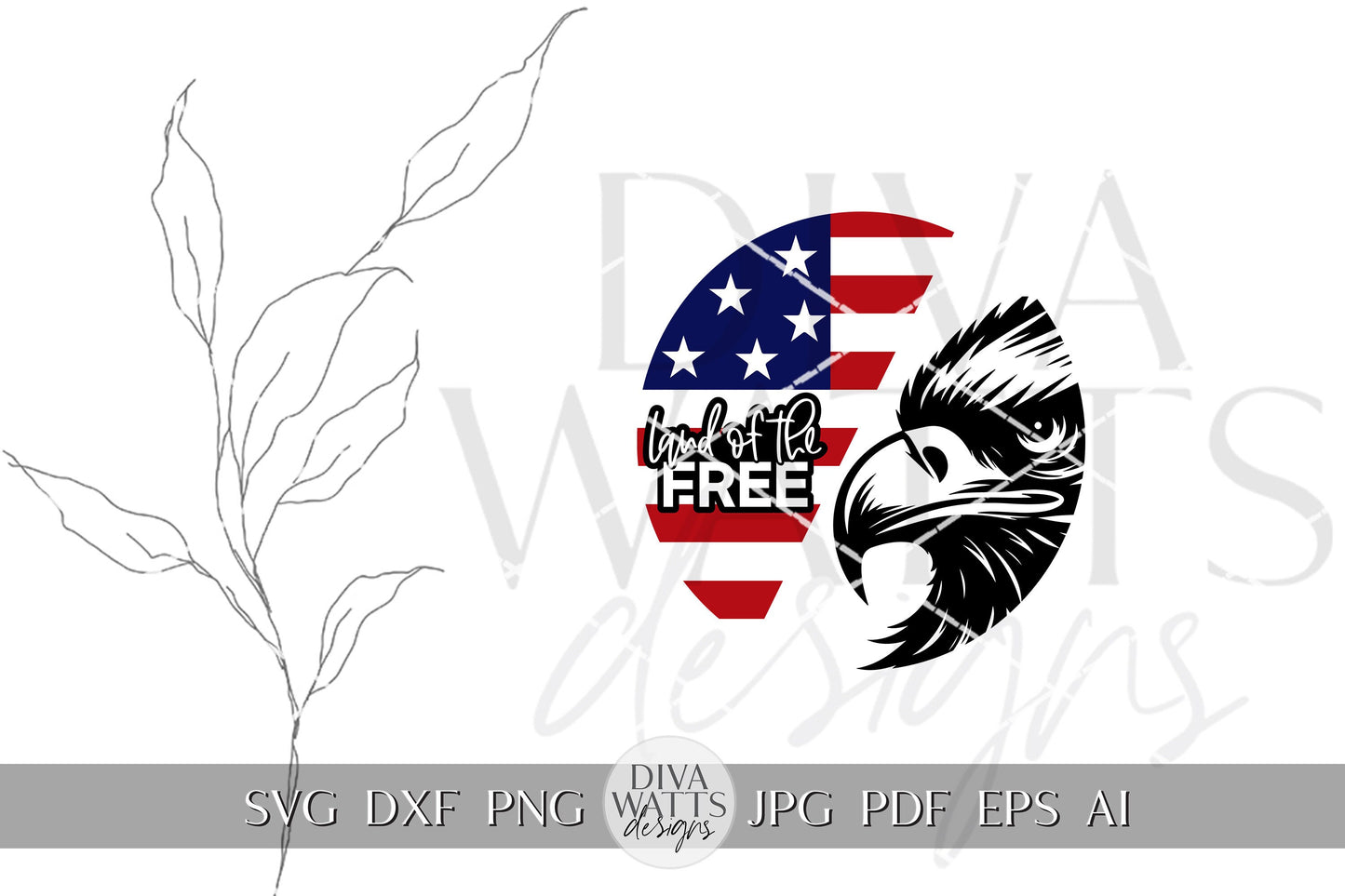 Land Of The Free SVG Flag 4th Of July Door Hanger SVG Door Hanger For 4th of July svg For Porch Patriotic svg 4th of July Cricut svg