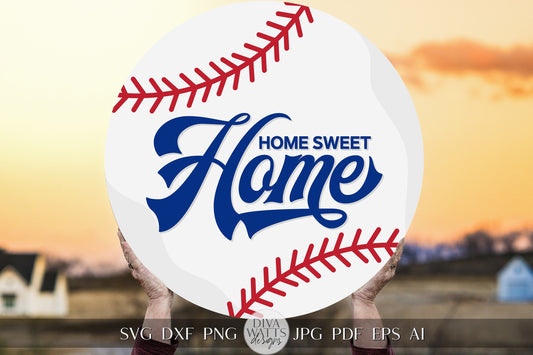 Home Sweet Home SVG Baseball Door Hanger SVG Welcome Sports SVG Baseball Sign svg Welcome Baseball svg At The Ballfield Cricut Baseball svg